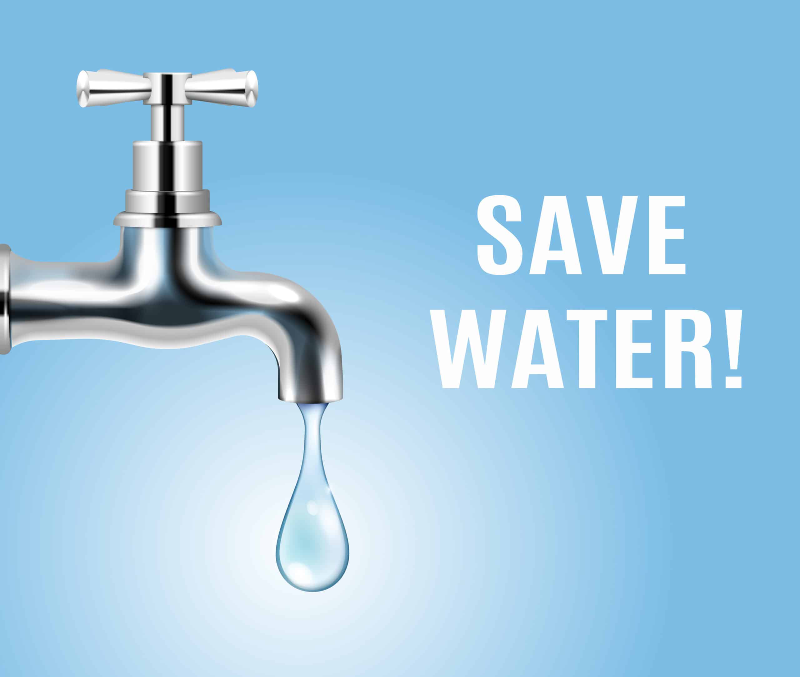 leaky faucet save water